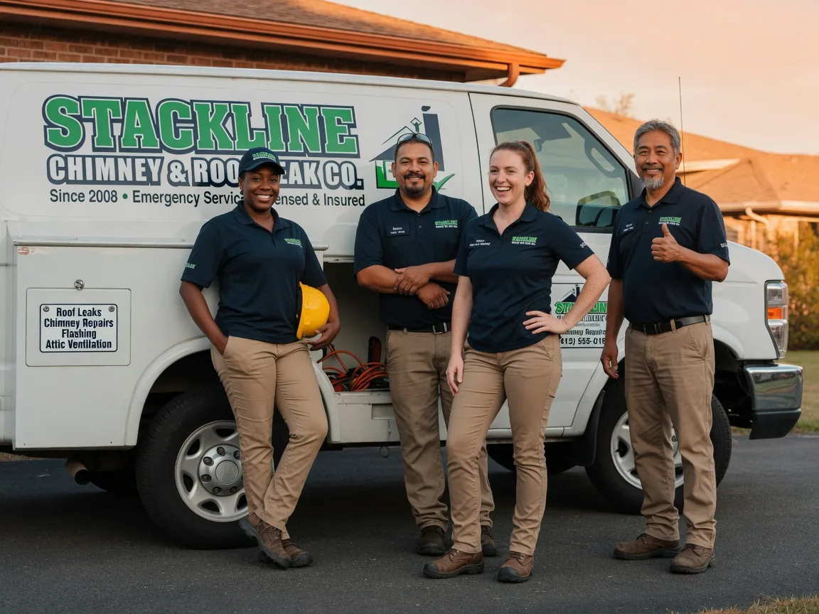 Chimney flashing repair company in Norton, TX